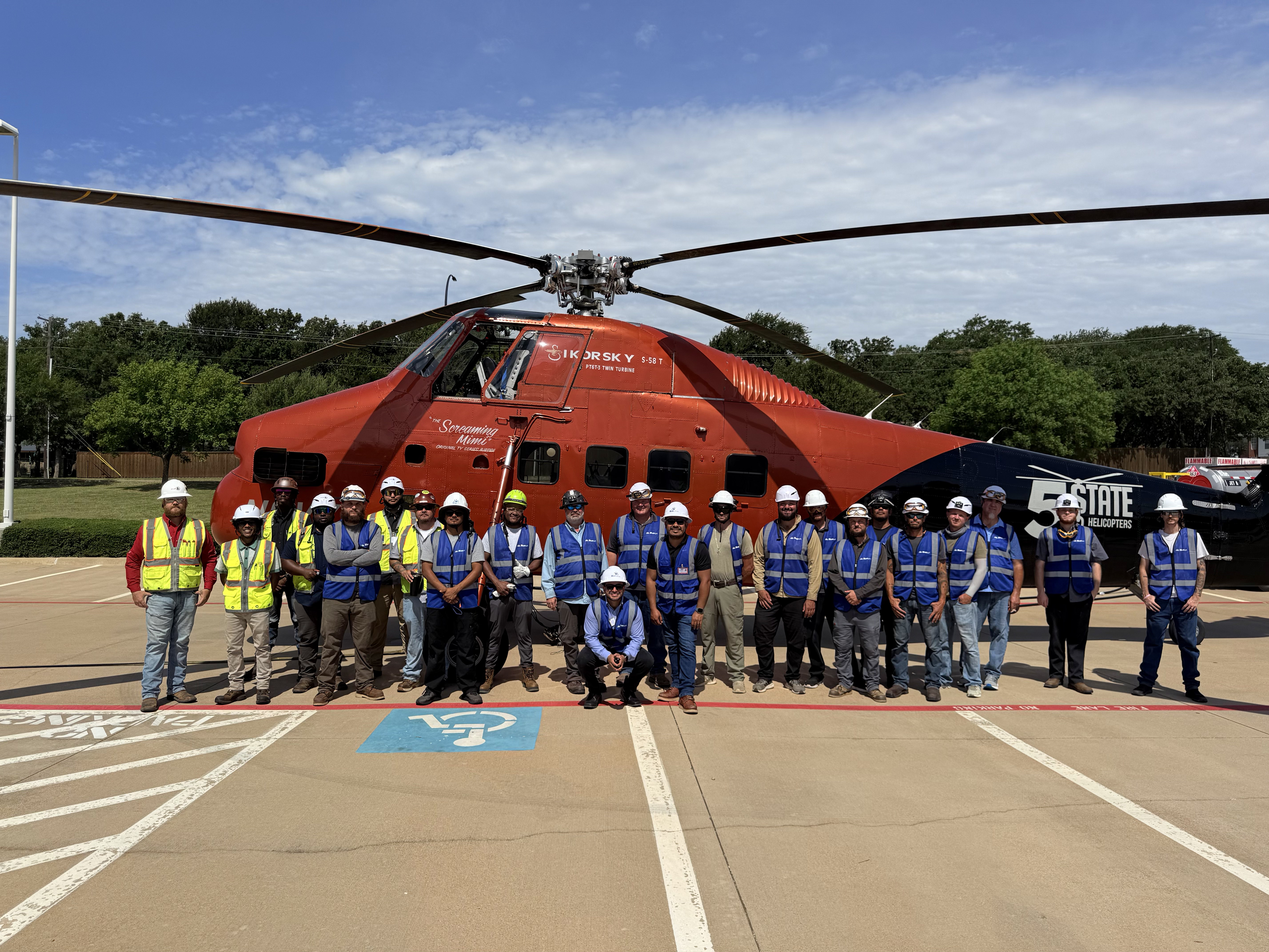 BlueSun team on a Texas project site